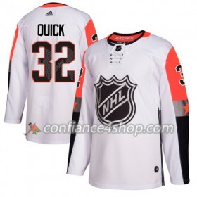 Adidas Maillot de Hockey Los Angeles Kings Jonathan Quick 32 2018 NHL All-Star Pacific Division Blanc Authentic - Homme